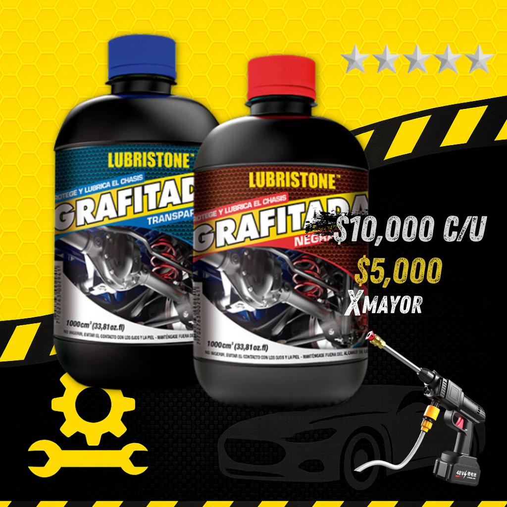 Ducha Grafitada -Lubristone-1 Litro