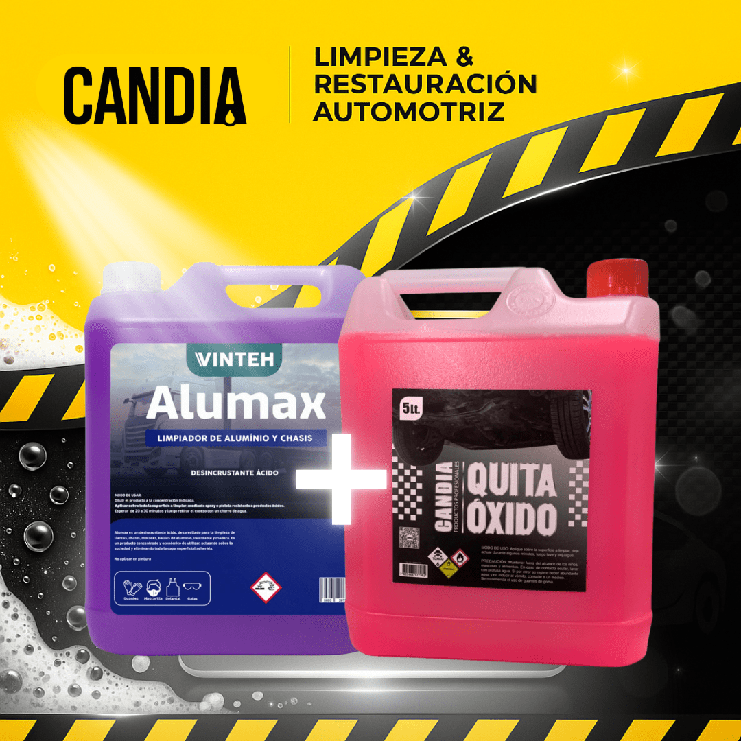 Alumax + Quita Oxido 5LTS Candia ducha grafitada