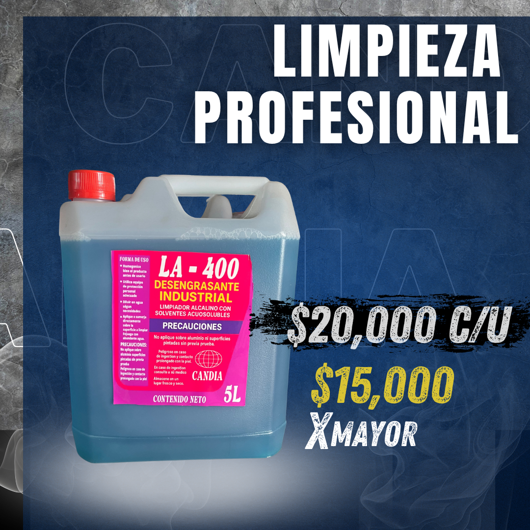 LA-400 Desengrasante Industrial
